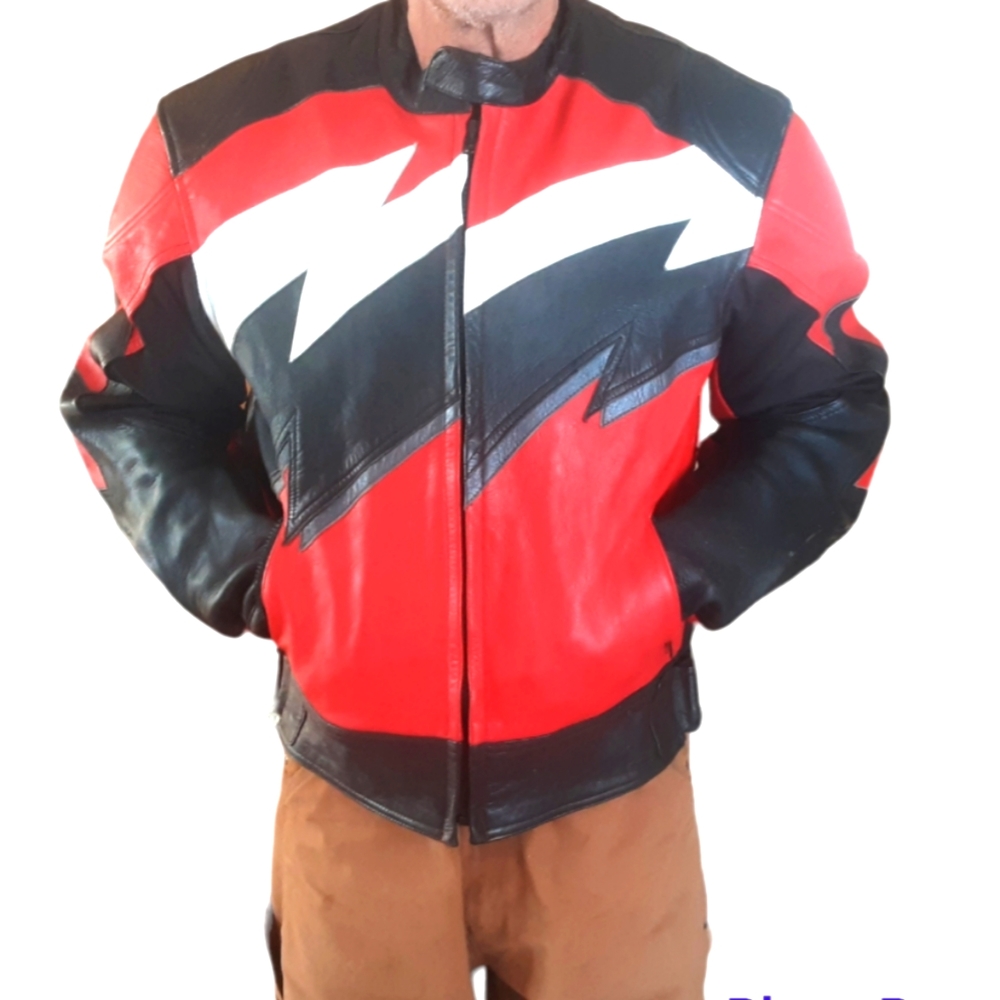 Joe Rocket Motorcycle Jacket Size 48 Leather Street Bike